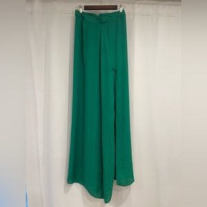 Show Me Your MuMu Mick Slit Maxi Skirt Kelly Green, Size L